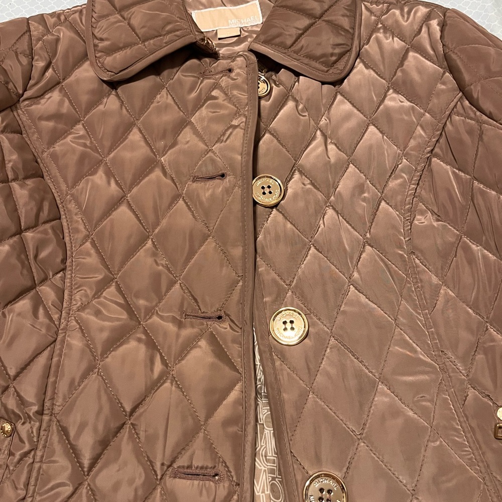 Women's Quilted Brown Jacket